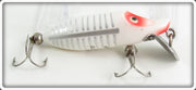 Vintage Heddon White Shore Tiny Floating Runt Lure