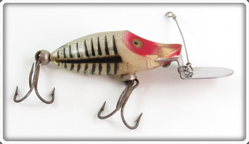 Vintage Heddon Silver Shore Tiny Go Deeper Runt Lure