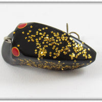 Myers Lure Co Black Gold Glitter Crazy Loon