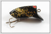 Vintage Myers Lure Co Black Gold Glitter Crazy Loon Lure