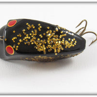 Myers Lure Co Black Gold Glitter Crazy Loon