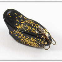 Myers Lure Co Black Gold Glitter Crazy Loon