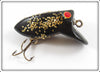 Vintage Myers Lure Co Black Gold Glitter Crazy Loon Lure