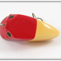 Myers Lure Co White Red Head Crazy Loon