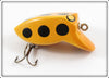 Vintage Myers Lure Co Yellow Black Spots Crazy Loon Lure