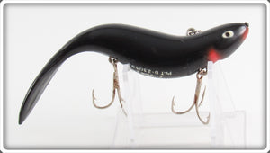 Vintage Heddon Black Cousin I Lure With Patent Number