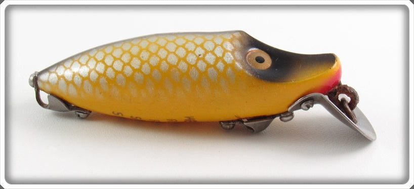 Vintage Heddon Golden Shiner River Runt Lure