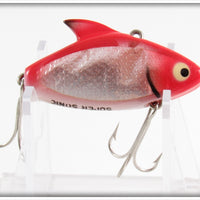 Vintage Heddon Vibra Flash Red Super Sonic Lure 