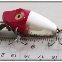 Heddon Red Head White Midget Digit