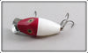 Heddon Red Head White Midget Digit