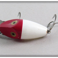 Heddon Red Head White Midget Digit