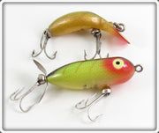 Vintage Heddon Perch Tiny Tad & Tiny Torpedo Lure Pair