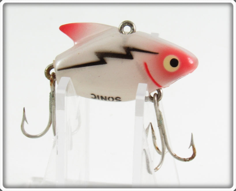 Vintage Heddon Translucent White Sonic Lure