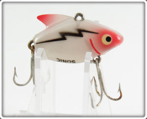 Vintage Heddon Translucent White Sonic Lure