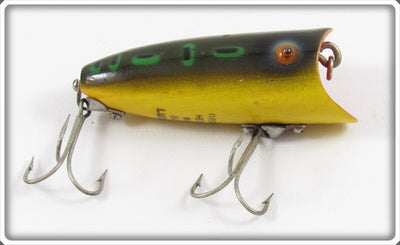 Vintage Heddon Bullfrog Wood Baby Lucky 13 Lure