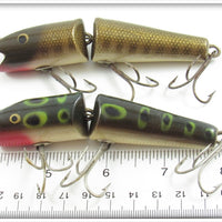 Creek Chub Frog & Pikie Scale Jointed Darter Pair