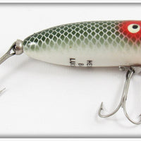 Vintage Heddon Green Scale Baby Lucky 13 Lure