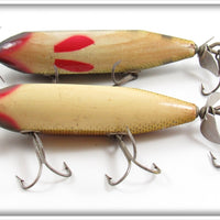 Creek Chub Golden Shiner & Perch Injured Minnow Pair