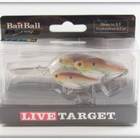 Live Target Pearl Bronze Bait Ball Series Lure In Box 