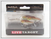 Live Target Pearl Bronze Bait Ball Series Lure In Box 