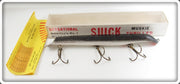 Vintage Suick Black Muskie Thriller Lure In Box