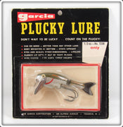 Vintage The Garcia Corp Plucky Lure On Card