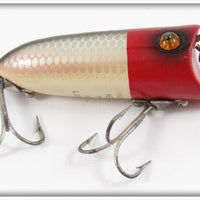 Vintage Heddon Red Head Shiner Wood Baby Lucky 13 Lure
