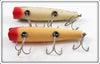 Creek Chub Red And White & Silver Flash Darter Pair