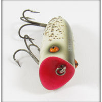 Heddon Silver Flitter Wood Baby Lucky 13 In Box