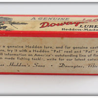 Heddon Silver Flitter Wood Baby Lucky 13 In Box