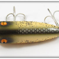 Heddon Silver Flitter Wood Baby Lucky 13 In Box