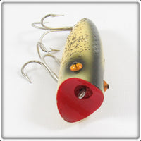 Heddon Silver Flitter Wood Baby Lucky 13 In Box