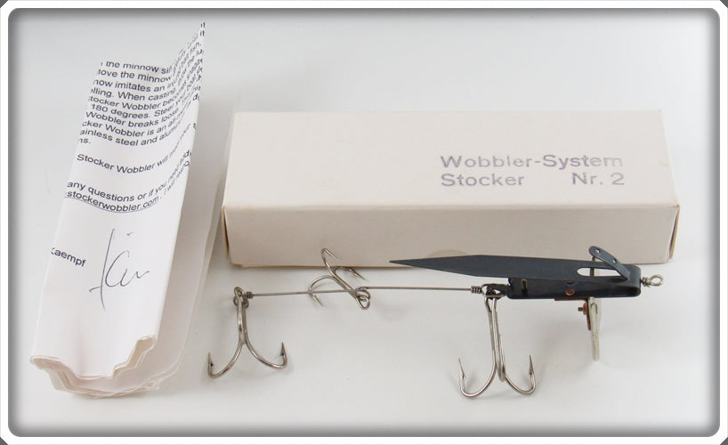 Stocker Wobbler Fishing Lures Black Stocker Wobbler In Box