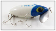 Arbogast Pradco Blue Head White Body Jitterbug Lure