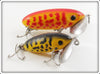 Arbogast Yellow Red Coachdog & Yellow Black Coachdog Jitterbug Pair