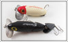 Arbogast Red Head White & Black Jitterbug Pair