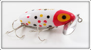 Arbogast Pradco Wonder Bread Spotted Jitterbug Lure