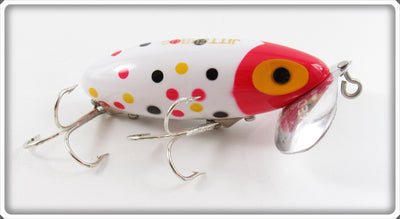 Arbogast Pradco Wonder Bread Spotted Jitterbug Lure