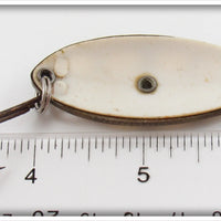 South Bend Brass & White Sun Spot Spoon