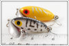 Arbogast Yellow Silver Ribs & Coachdog Jitterbug Pair