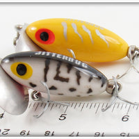 Arbogast Yellow Silver Ribs & Coachdog Jitterbug Pair