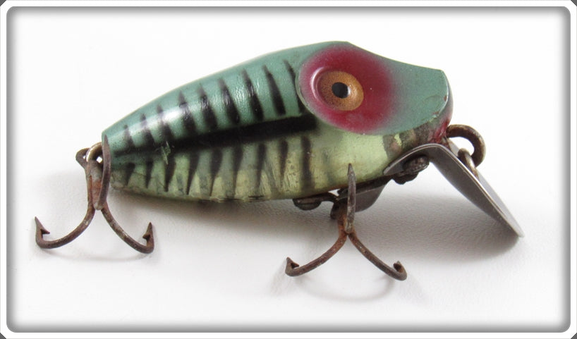 Vintage Heddon Green Shore Midgit Digit Lure