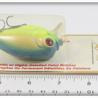Bass Pro Shops XPS Blue Back Chartreuse Lazer Eye On Card