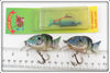 Possum Lures Jointed Aussie Minnow Lot Of Three With One Card