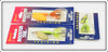 Worden's Yakima Bait Rooster Tail Lot Of Three Lures On Cards