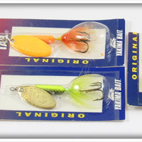 Worden's Yakima Bait Rooster Tail Lot Of Three Lures On Cards