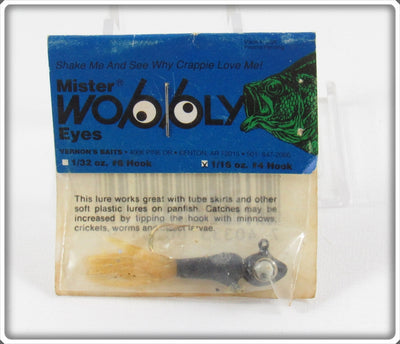 Vernon's Baits Mister Wobbly Eyes Lure On Card