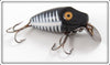 Vintage Heddon Black Shore Midgit Digit Lure