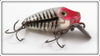 Vintage Heddon Silver Shore Midget Digit Lure 