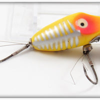 Vintage Heddon Yellow Shore Midgit Digit Lure